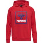 Sudaderas deportivas rojas de poliester rebajadas con logo Hummel Isam talla S para hombre 