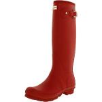Hunter High Wellington Boots, Botas de Agua para Mujer, Rojo militar, Talla 38 EU