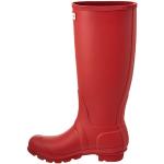 Botas rojas de caucho de agua  rebajadas Clásico Hunter talla 37 para mujer 