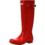 Hunter tall Gloss W23616 - Botas altas para mujer, Rojo, 37 EU