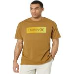 Camisetas doradas de algodón de algodón  rebajadas tallas grandes HURLEY talla XXL para hombre 