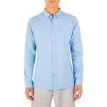 Camisas azules de manga larga rebajadas manga larga informales HURLEY One and only talla XL para hombre 
