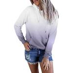 HVEPUO Sudaderas Lisas Aesthetic Basicas Mujer Invierno Cordón Sweater Oversize De Colores Calentita Junior Gris L