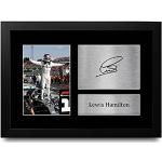 HWC Trading Lewis Hamilton Firmó Autógrafos A4 Impreso Envoltura De Regalo Mercedes F1 Imprimir Símbolos De La Pantalla ((Box) Lewis Hamilton Celebración)