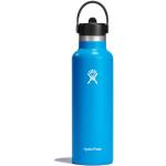 Hydro Flask Cantimplora Isotérmica Botella Térmica Acero Inox, 621ml (21oz), Pajita Integrada, Azul (Pacific)