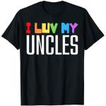 I Love My Uncles Pride Uncle Fun Funny Uncle Niños Niños Niñas Camiseta