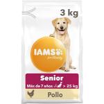 IAMS for Vitality Alimento seco para perros de edad avanzada (más de 7 años) de raza grande con pollo fresco, 3 kg