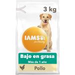 IAMS for Vitality Light in fat - Alimento seco para perros adultos y de edad avanzada (más de 1 año) con pollo fresco, 3 kg