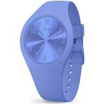 Relojes azules de silicona de pulsera impermeables Ice Watch para mujer 
