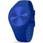 Relojes azules de silicona de pulsera impermeables Ice Watch para mujer 
