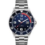 Ice-Watch - ICE steel Marine silver - Reloj azul para Hombre con Correa de metal - 015775 (Large)