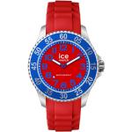 Relojes rojos de acero inoxidable de pulsera con correa de acero Ice Watch infantiles 
