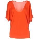 Camisetas naranja de viscosa de manga corta rebajadas manga corta de punto Ice J Iceberg talla XS para mujer 