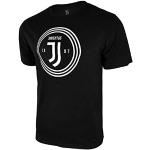 Equipaciones Juventus negras de algodón manga corta talla S para hombre 
