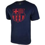 Camisetas deportivas de algodón Barcelona FC manga corta con logo talla XL para hombre 
