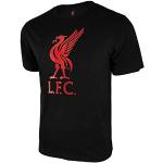 Camisetas deportivas de algodón Liverpool F.C. manga corta con logo talla L para hombre 