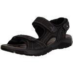 Sandalias negras de lona de verano con velcro formales IGI&CO talla 46 para hombre 