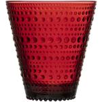 Iittala Kastehelmi 1020849 - Juego de vasos (2 unidades, 30 cl), color rojo