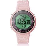 Relojes rosa pastel de pulsera impermeables Cronógrafo para mujer 