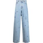 Jeans baggy azules celeste de algodón rebajados Vetements para hombre 