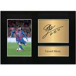 Imagen impresa con autógrafo firmado de Lionel Messi en formato A4, n.º 15