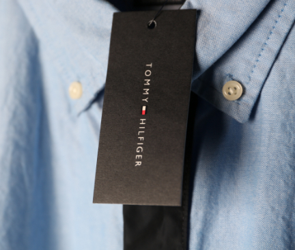 Camisa Tommy Hilfiger azul claro con botones