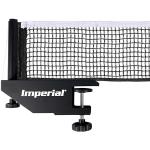 Imperial Red de tenis de mesa WM-Tour | Negro | Soporte de metal estable | Altura ajustable | Tensión de red ajustable | Con tornillos de bloqueo