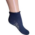 Infinity 6/12 pares de calcetines para mujer sin elástico de puro algodón hilo de Escocia 35-40, 6 pares azul bajo, 35-40
