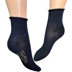 Infinity 6/12 pares de calcetines para mujer sin elástico de puro algodón hilo de Escocia 35-40, 6 pares negro bajo, 35-40