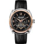 Ingersoll Men's The Michigan Automatic Watch with Black Dial and Black Leather Strap I01102B