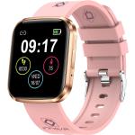 Smartwatches rosas impermeables con GPS con medidor de frecuencia cardíaca para multi-sport Innova WiFi 