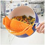 Escurridores naranja de silicona aptos para lavavajillas modernos InnovaGoods 