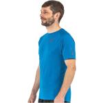 Camisetas interiores deportivas azules de poliester rebajadas manga larga transpirables Inov-8 talla S de materiales sostenibles para hombre 
