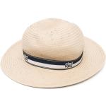 Sombreros beige de rafia rebajados con logo Tommy Hilfiger Sport Talla Única para mujer 