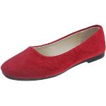 Sandalias rojas de piel tipo botín de invierno con tacón de cuña con cordones de punta abierta vintage talla 35 para mujer 