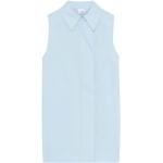 Camisas azules celeste de algodón sin mangas sin mangas Iris & Ink talla XXS para mujer 