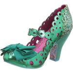 Zapatos verdes de cuero de tacón Irregular Choice talla 42 para mujer 