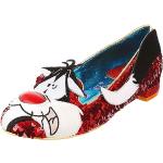 Zapatos rojos de tacón Looney Tunes acolchados Irregular Choice talla 45,5 para mujer 