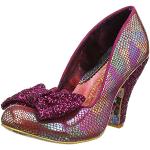 Zapatos rosas de cuero de tacón Irregular Choice talla 38 para mujer 