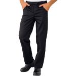 Isacco Pantalones de cocina, color negro, talla L, Negro
