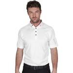 Camisetas deportivas blancas de goma transpirables con logo talla XL para hombre 
