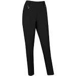 Pantalones negros de piel de golf de verano ancho W39 talla M para mujer 