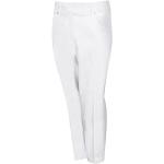 Pantalones blancos de piel de golf de verano ancho W39 talla M para mujer 