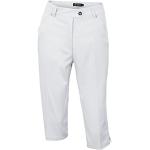 Pantalones blancos de poliester de golf talla XXL para mujer 