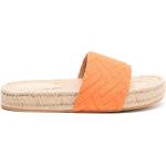 Sandalias naranja de goma de cuero rebajadas con logo Senso talla 39 para mujer 