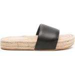 Sandalias negras de goma de cuero con logo Senso talla 39 para mujer 