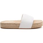 Sandalias blancas de goma de cuero rebajadas con logo Senso talla 39 para mujer 