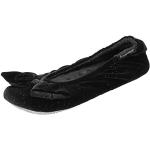 Isotoner - Zapatillas de estar por casa para mujer Negro Negro Small (Women's Size 5-6)