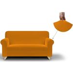 Fundas naranja de poliester para sofá 