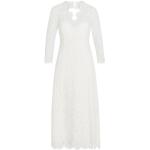 Vestidos blancos de algodón de encaje tallas grandes con escote V de encaje Ivy Oak talla XXL para mujer 